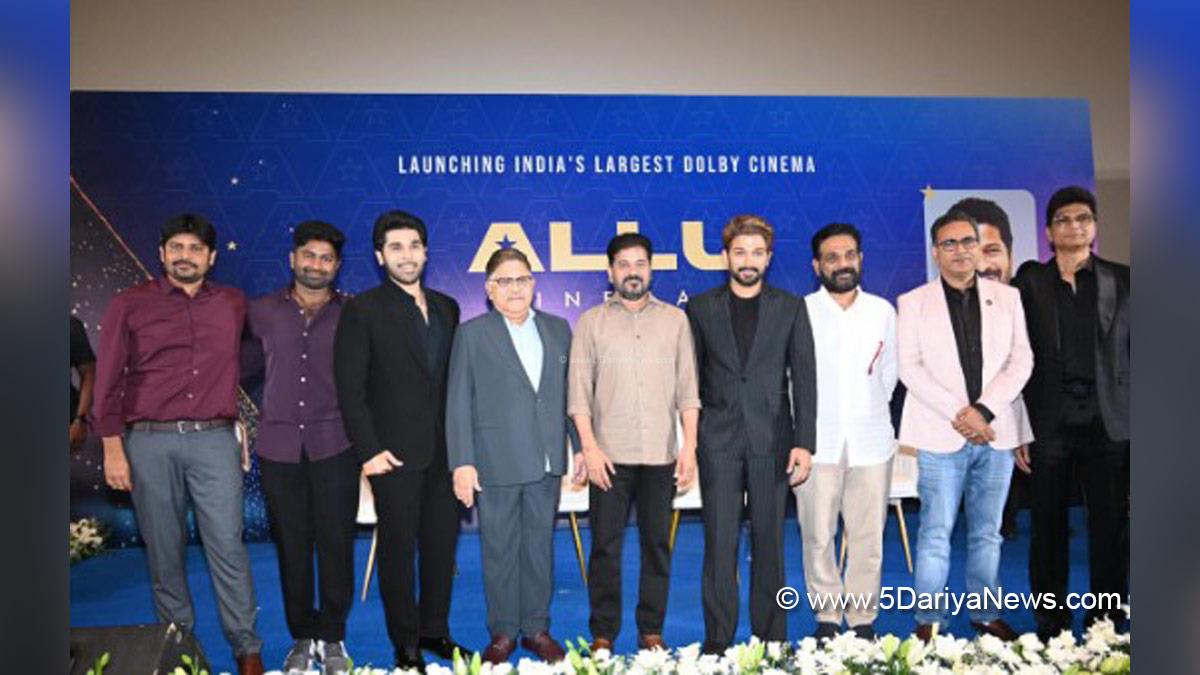 अल्लू अर्जुन ने हैदराबाद में लॉन्च किया 'अल्लू सिनेमाज', मुख्यमंत्री रेवंत रेड्डी का जताया आभार