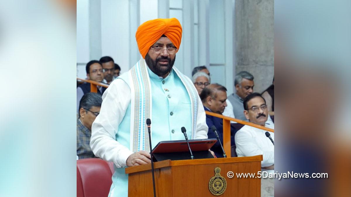 नायब सिंह सैनी ने बतौर वित्तमंत्री सदन में पेश किया 2026-27 का बजट