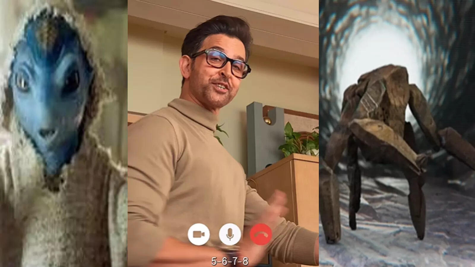 वीडियो: ऋतिक ने 'प्रोजेक्ट हेल मैरी' के एलियन 'रॉकी' को सिखाया डांस, नाराज हुआ 'जादू', मनाते दिखे एक्टर