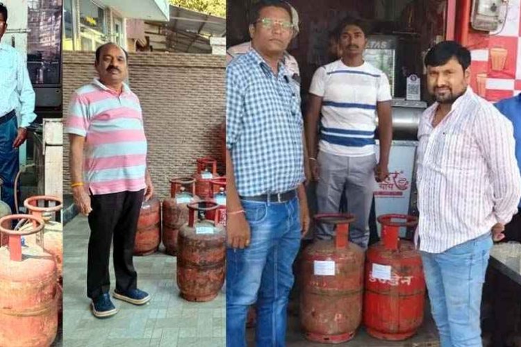 गरियाबंद&बलौदाबाजार&बेमेतरा&महासमुंद&जगदलपुर और धमतरी में घरेलू गैस सिलेण्डरों की जांच, होटल&ढाबों में छापेमारी के दौरान 181 घरेलू गैस सिलेण्डर जब्त
