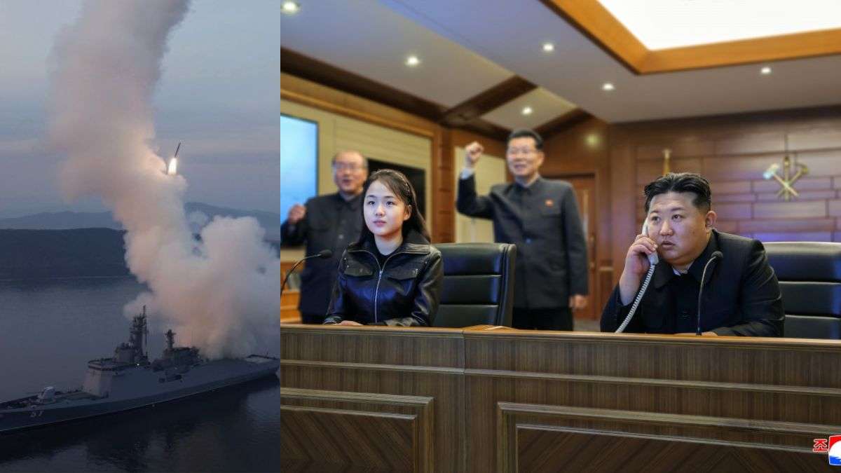तस्वीरें: किम जोंग उन ने बेटी संग देखा मिसाइलों का परीक्षण, बेटी को दे रहे तानाशाही की ट्रेनिंग!