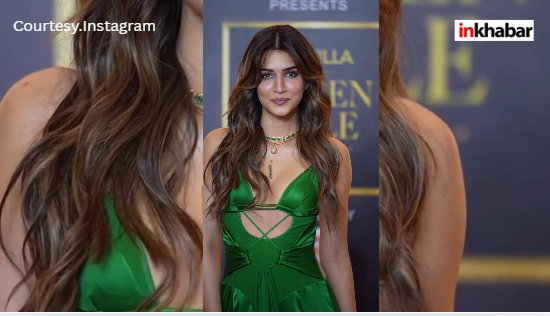 इसे कहते हैं ‘परम सुंदरी’! Kriti Sanon का ‘हॉट’ फिगर देखकर लोग हुए पागल, ग्रीन ड्रेस में दिखाया अपना बदन!