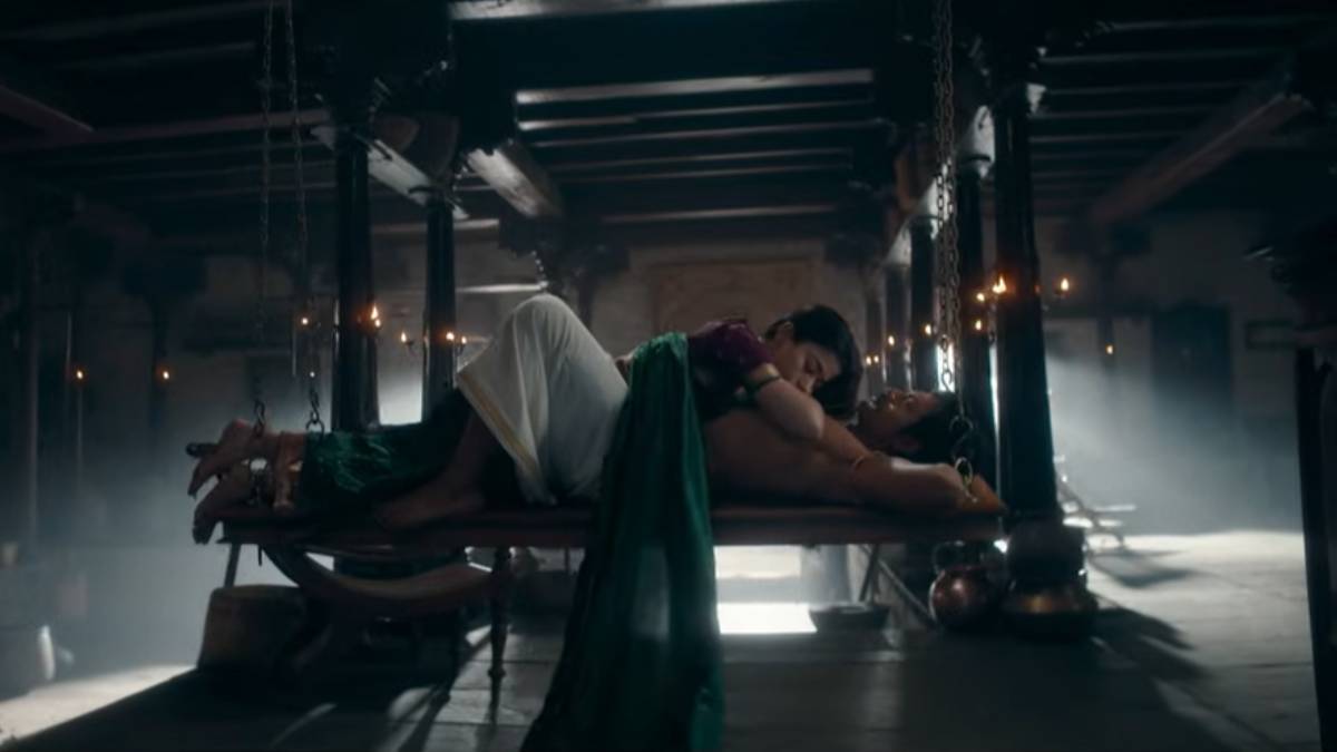 शादी के बाद रश्मिका-विजय के फैंस को बड़ा सरप्राइज, जारी की 'Ranabaali' के पहले गाने Endhayya Saami की झलक