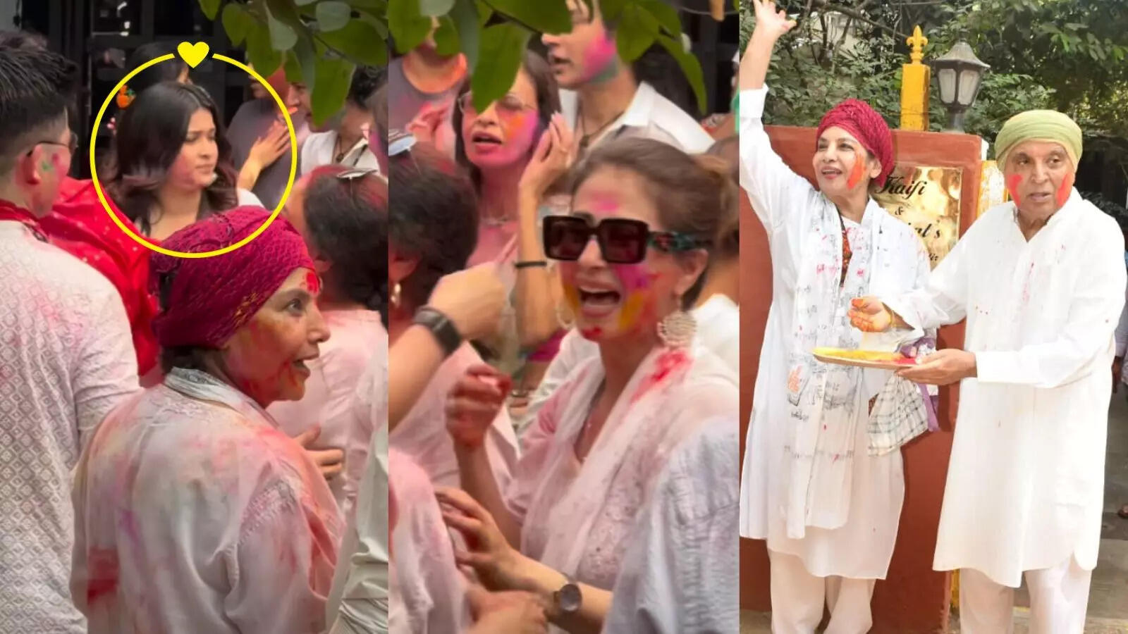 होली पार्टी में नाच रही थीं शबाना आजमी और उर्मिला मातोंडकर, फैंस ने मन्नारा को पहचान लिया, बोले- पीछे तो देखो