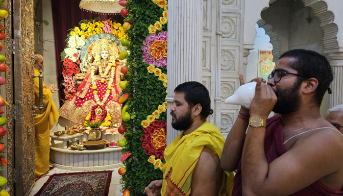 चैत्र नवरात्रि के सातवें दिन सिद्धदाता आश्रम में मां कालरात्रि की पूजा कर की विश्व कल्याण की कामना