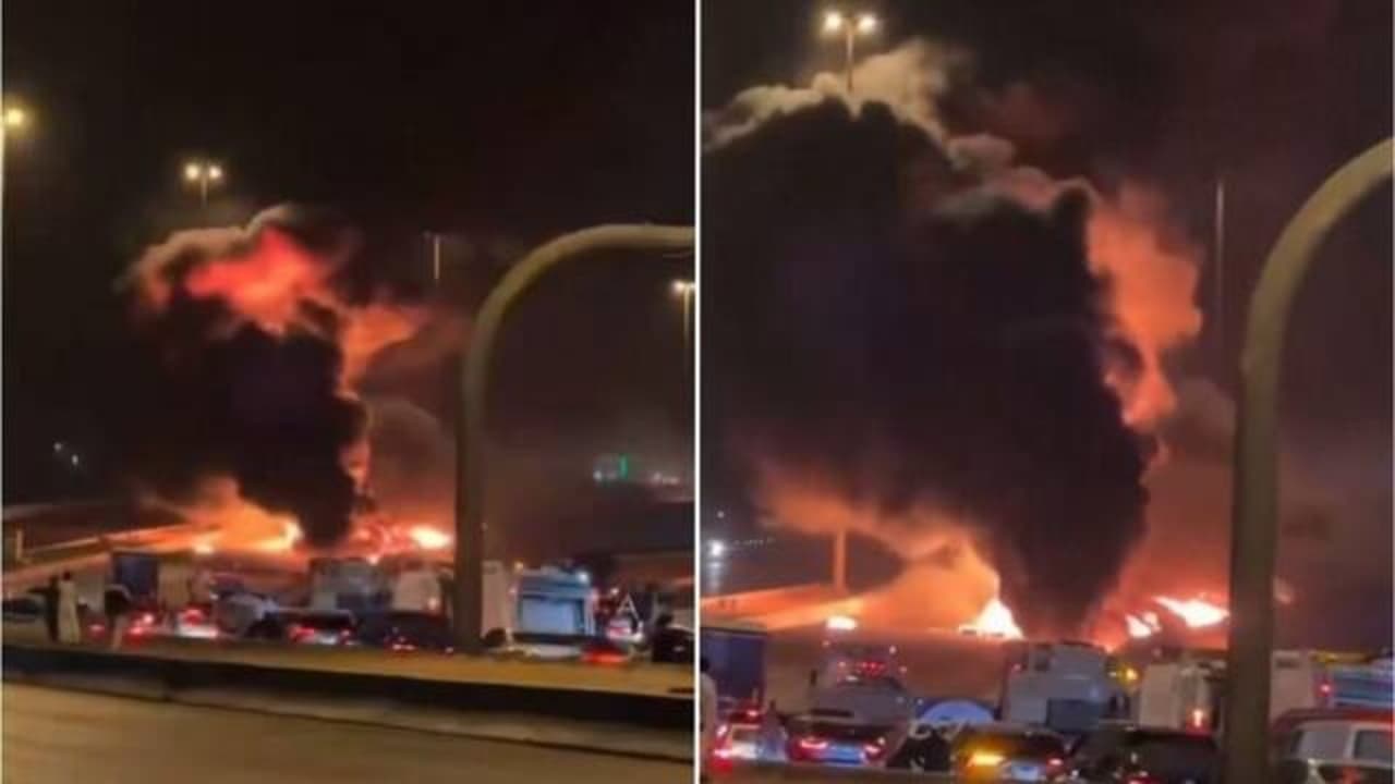 Riyadh Drone Attack: US एम्बेसी पर ईरानी UAV स्ट्राइक? वीडियो ने बढ़ाई Middle East Tension