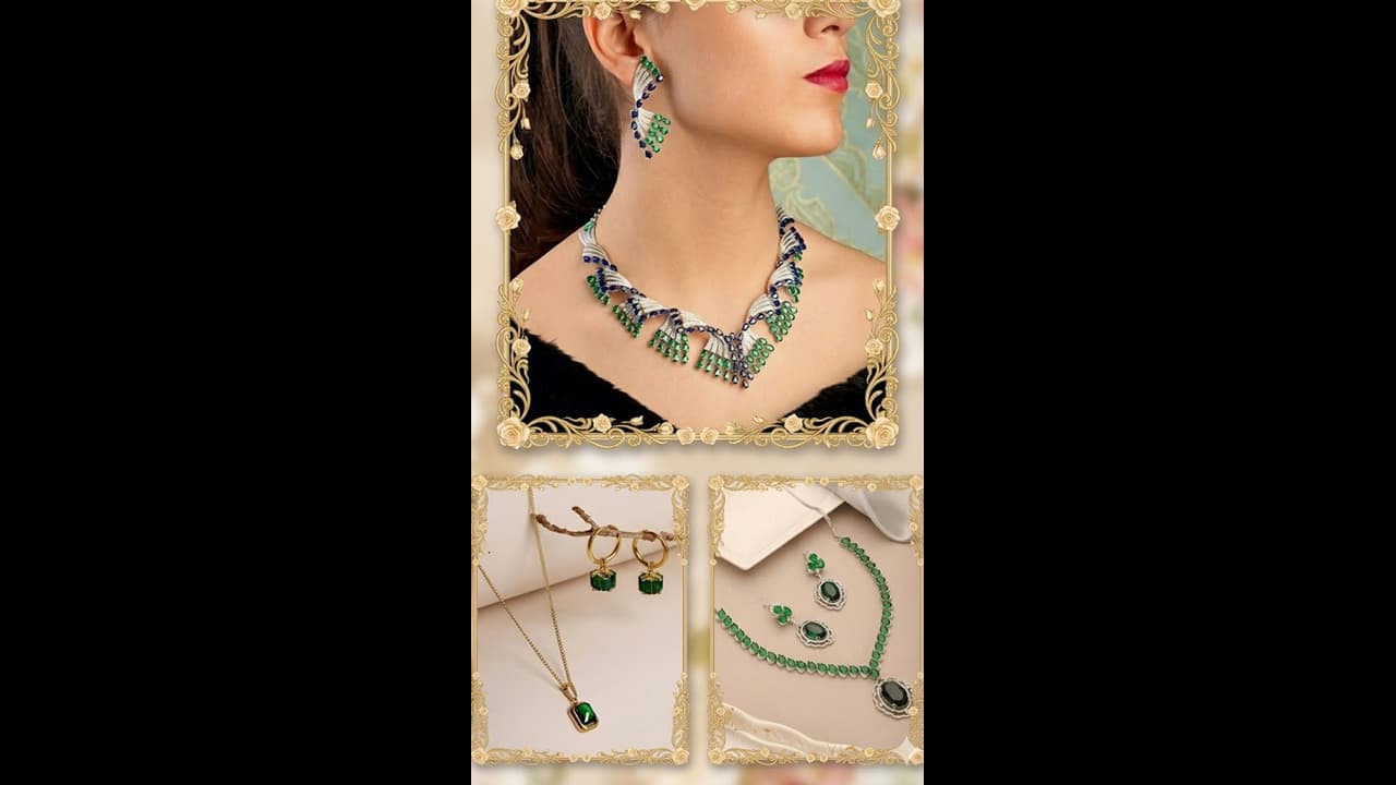 Green Stone Jewellery: गोल्ड+डायमंड का छोड़े मोह, ग्रीन स्टोन इयरिंग्स+नेकलेस सेट 300 में खरीदें