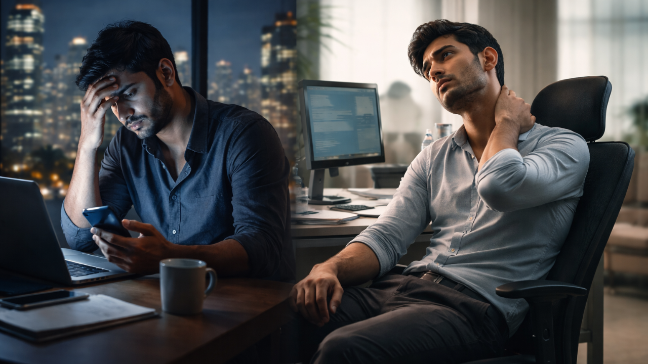 शहरों में तेजी से बढ़ता हेल्थ रिस्क - स्ट्रेस, स्क्रीन और सिटिंग जॉब से बढ़ रही बीमारियां, पढ़ें डॉक्टर की सलाह