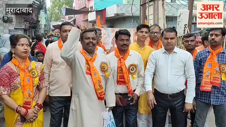 जयंतीपुर में हनुमान जयंती पर निकली कलश यात्रा