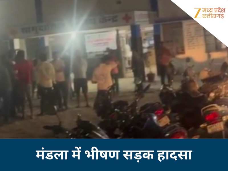 मंडला में मौत का तांडव: NH-30 पर दो बाइकों की भीषण भिड़ंत, 3 की मौके पर मौत