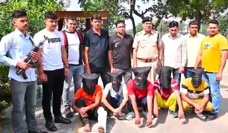 पुलिस ने Haryana और Delhi में बड़े शूटआउट की साजिश नाकाम की; 5 गिरफ्तार