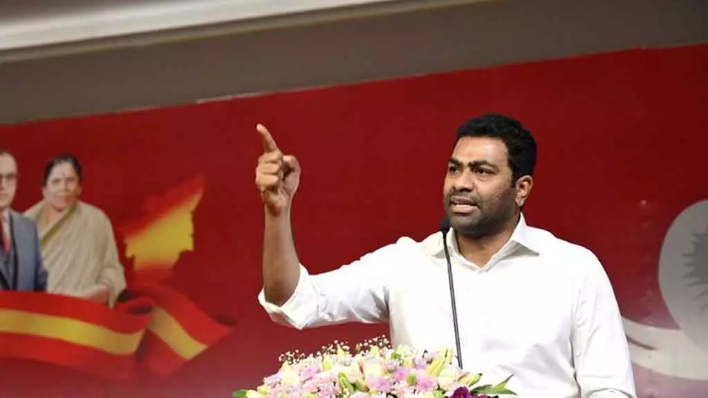 Chennai अधव अर्जुन ने स्टालिन पर विजय के अभियान को रोकने का आरोप लगाया