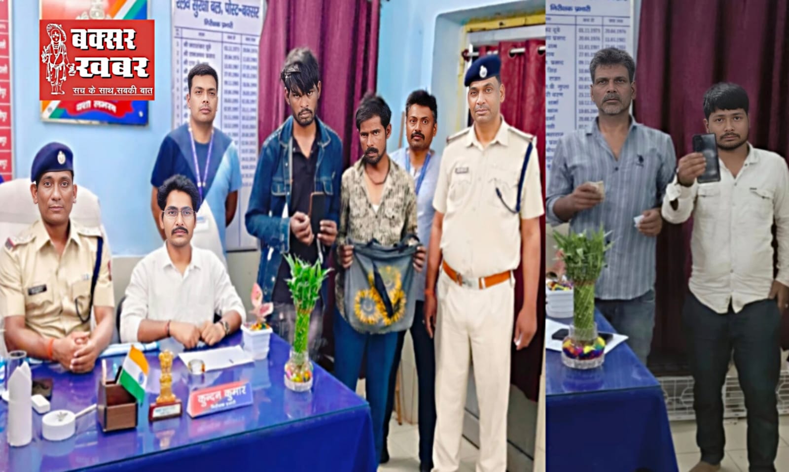 चोरी की दो अलग-अलग घटनाओं में चार गिरफ्तार