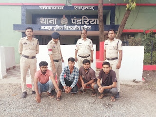 शासकीय अस्पताल पंडरिया में शांति भंग करने वाले आरोपियों पर त्वरित कार्यवाही,थाना पंडरिया की टीम की सजगता से अस्पताल परिसर में शांति व्यवस्था भंग करने वाले आरोपीगण को गिरफ्तार कर न्यायिक रिमांड पर भेजा गया जेल