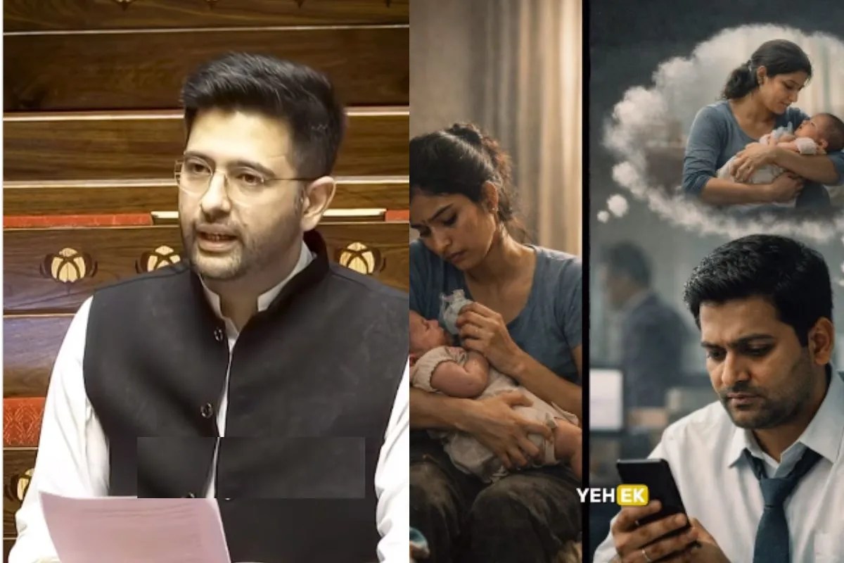संसद में राघव चड्ढा ने अपनी तन्हाई पर खड़ा किया सवाल, उठाया पैटरनिटी लीव का मुद्दा, पत्नी ने किया ऐसा रिएक्ट