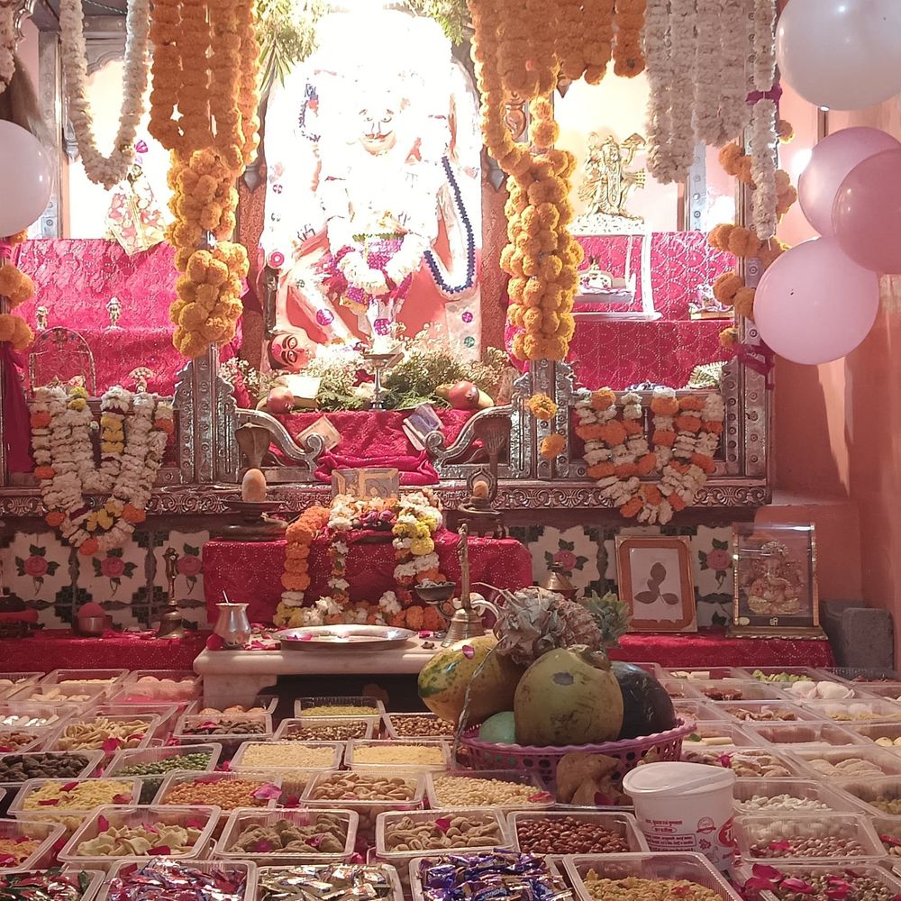 डीडवाना के शीतल कुंड बालाजी मंदिर में हनुमान जन्मोत्सव:सामूहिक पाठ, आरती और छप्पन भोग के साथ मनाया गया उत्सव