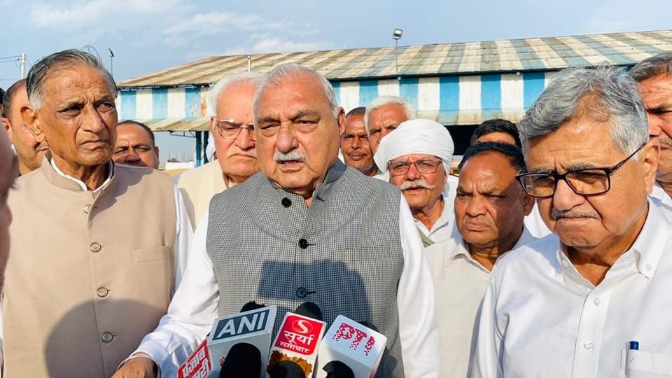 Haryana: पूर्व सीएम हुड्डा ने भाजपा पर बोला हमला, कहा- किसानों को एमएसपी नहीं देना चाहती सैनी सरकार