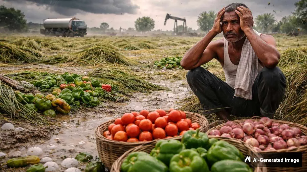 Crop Damage: मिडिल ईस्ट संकट और बेमौसम बरसात से पड़ेगी महंगाई की दोहरी मार, गेंहू से लेकर फलों तक की फसल बर्बाद