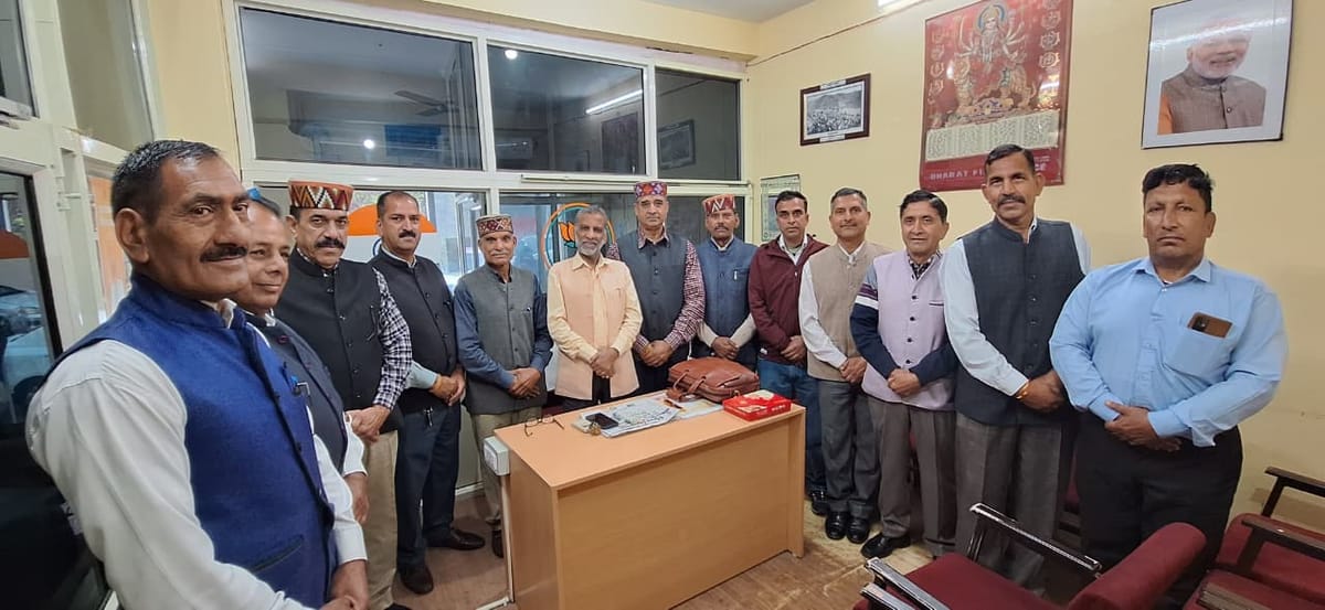 Bilaspur News: जनरल जोरावर सिंह सैनिक कल्याण समिति ने की विधायक से मुलाकात