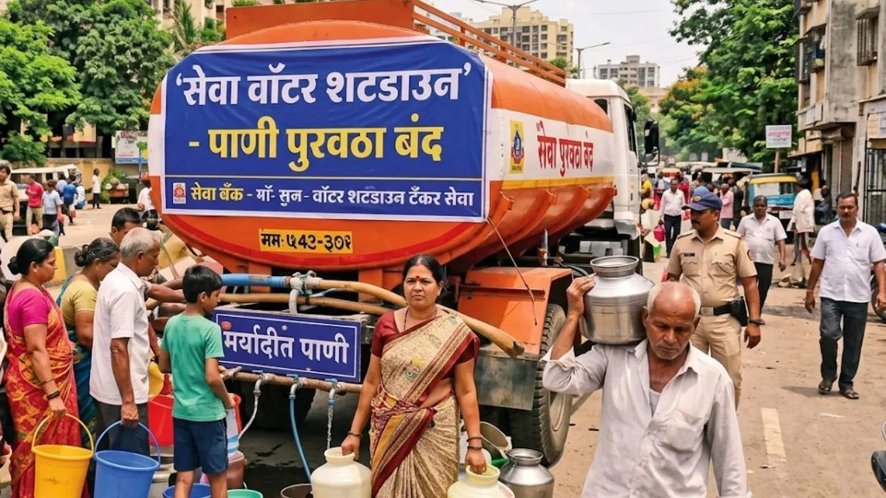नासिक मनपा का बड़ा फैसला, 2 दिन का मेगा वॉटर शटडाउन, 4-5 अप्रैल को पानी सप्लाई बंद