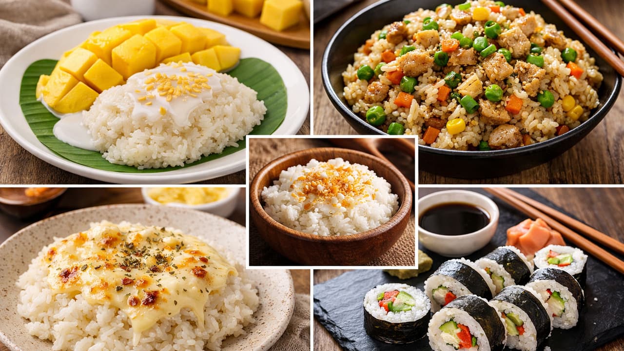 चिपचिपे चावल खराब नहीं! 5 इंटरनेशनल Sticky Rice रेसिपी जो मिनटों में बनें+स्वाद में सुपरहिट